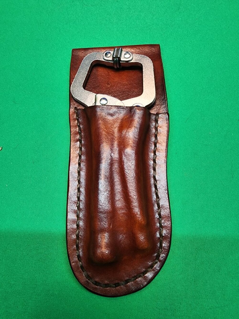 New Homemade Leather Pouch with Mastercraft Mini Vice Grips - Picture 3 of 8